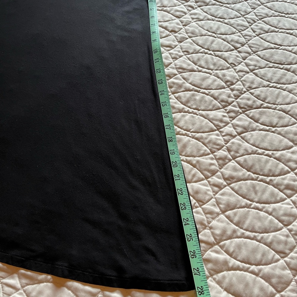 Old Navy Black Sleeveless Soft Jersey A-Line Asymmetrical Dress - Picture 6 of 7